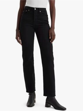 Levi’s Premium Wedgie Straight Jeans – Black – Size 29